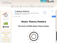 Tablet Screenshot of musictheoryposters.com